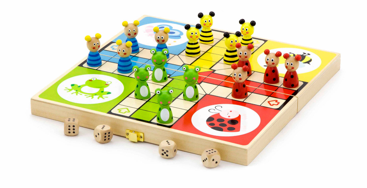 Wooden Ludo Set