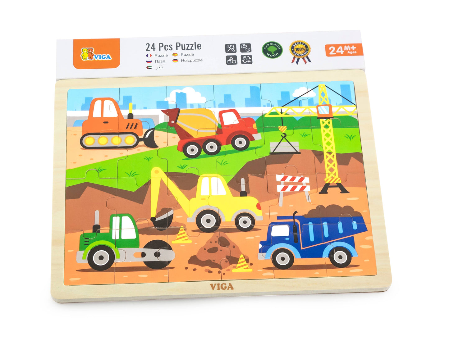 Transport Puzzle 16 Piece