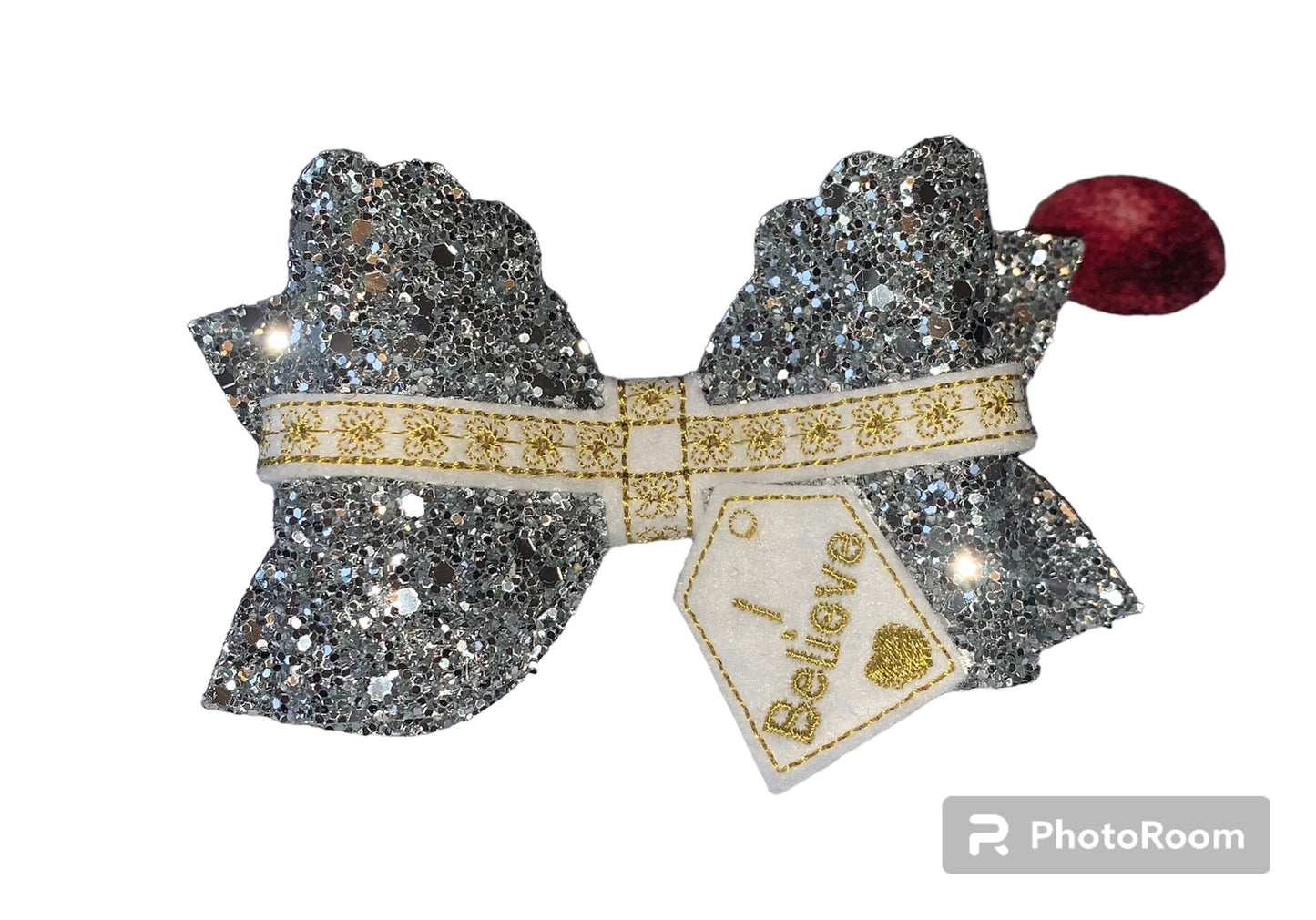 I believe chunky glitter bow