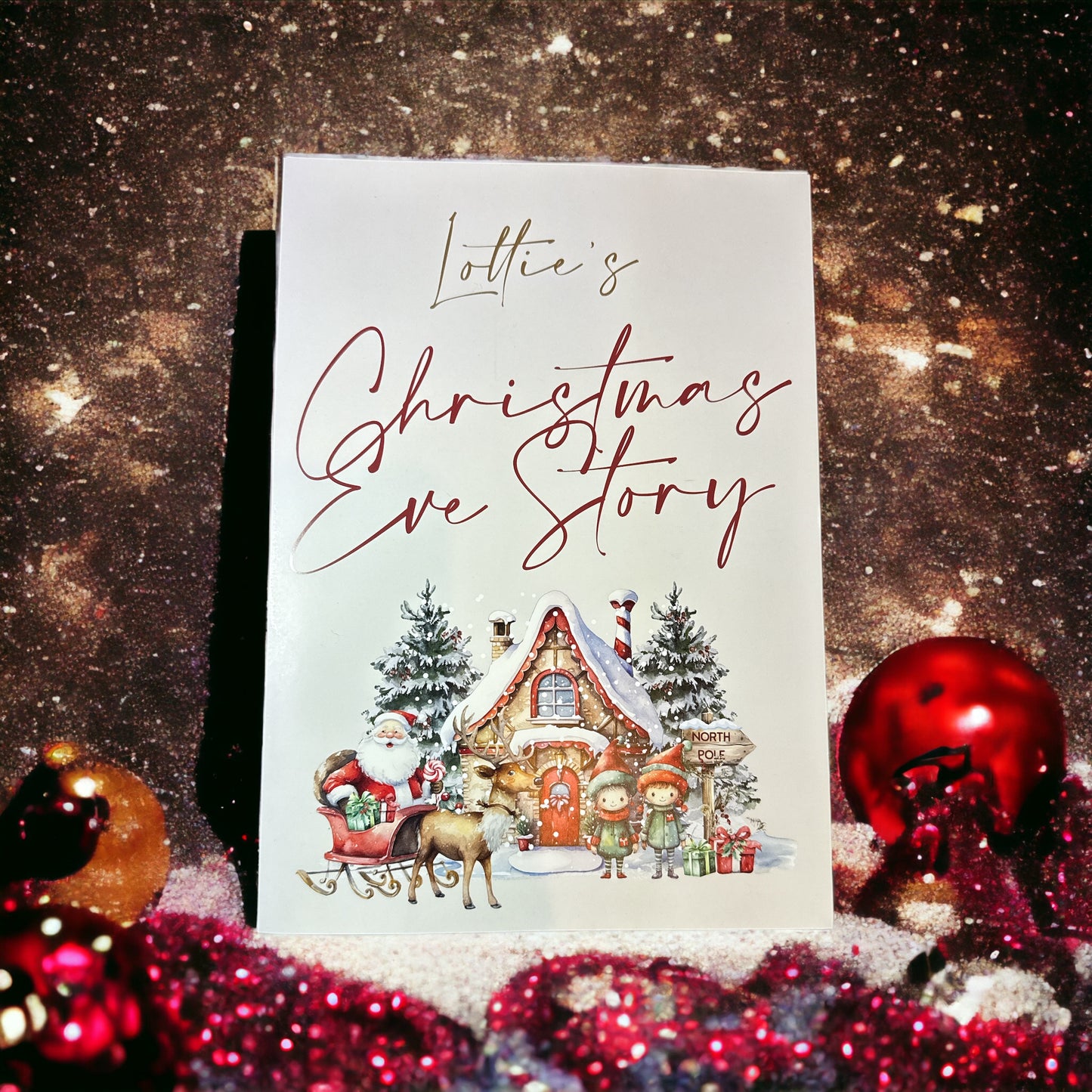 Personalised Christmas Eve Booklet