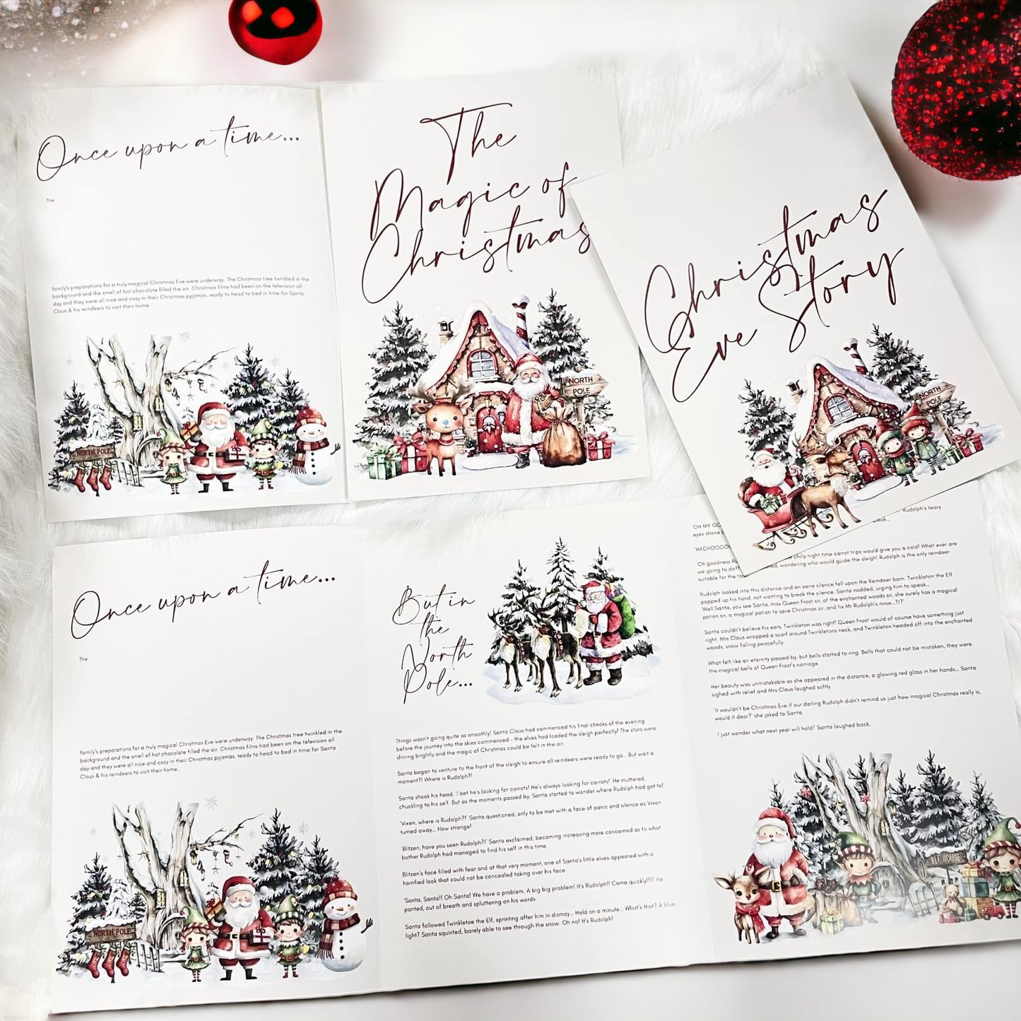 Personalised Christmas Eve Booklet