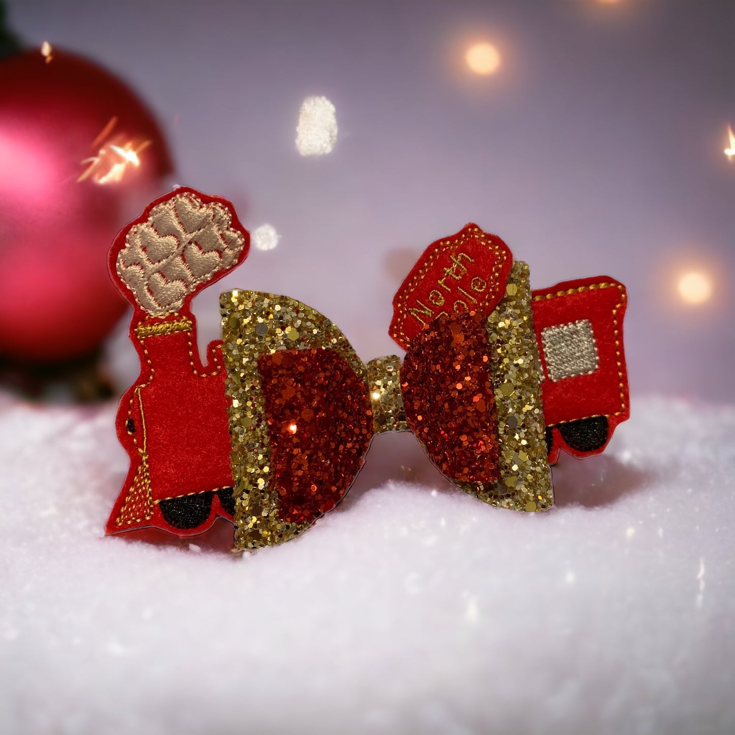 The North Pole express bow