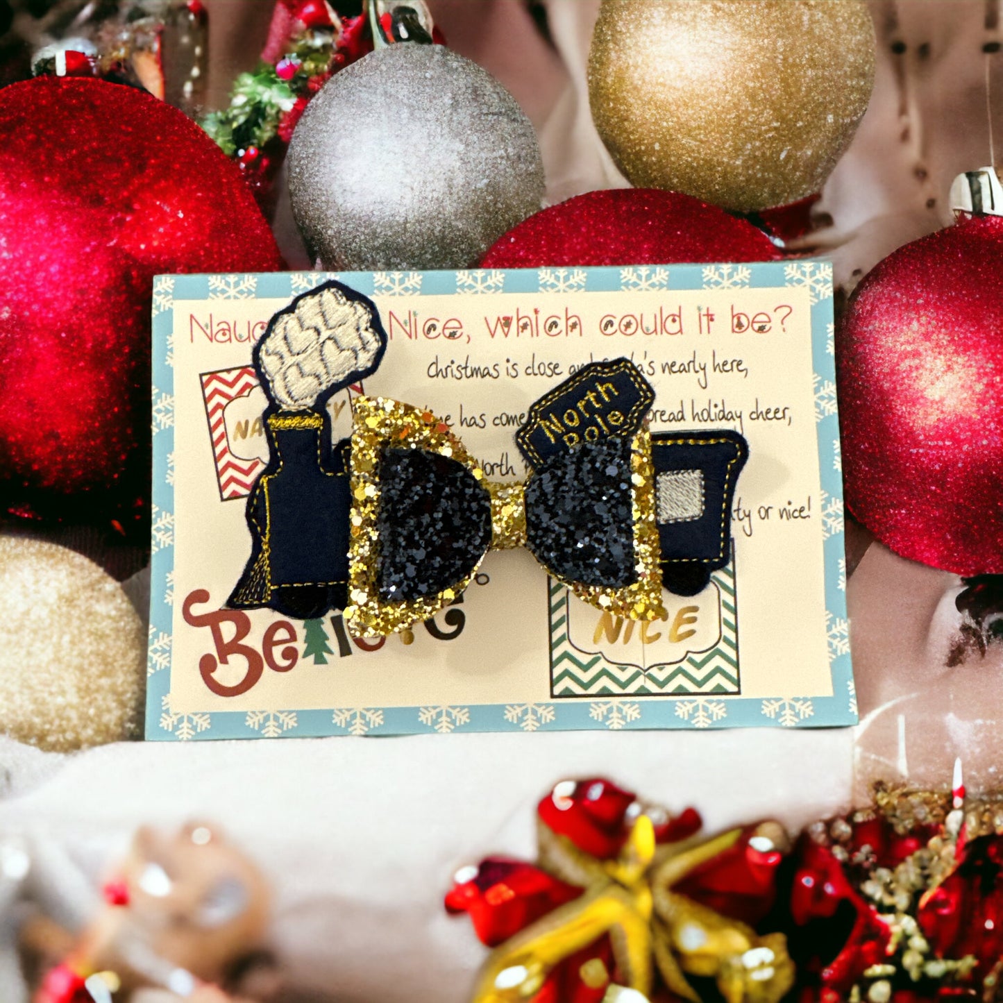 The North Pole express bow