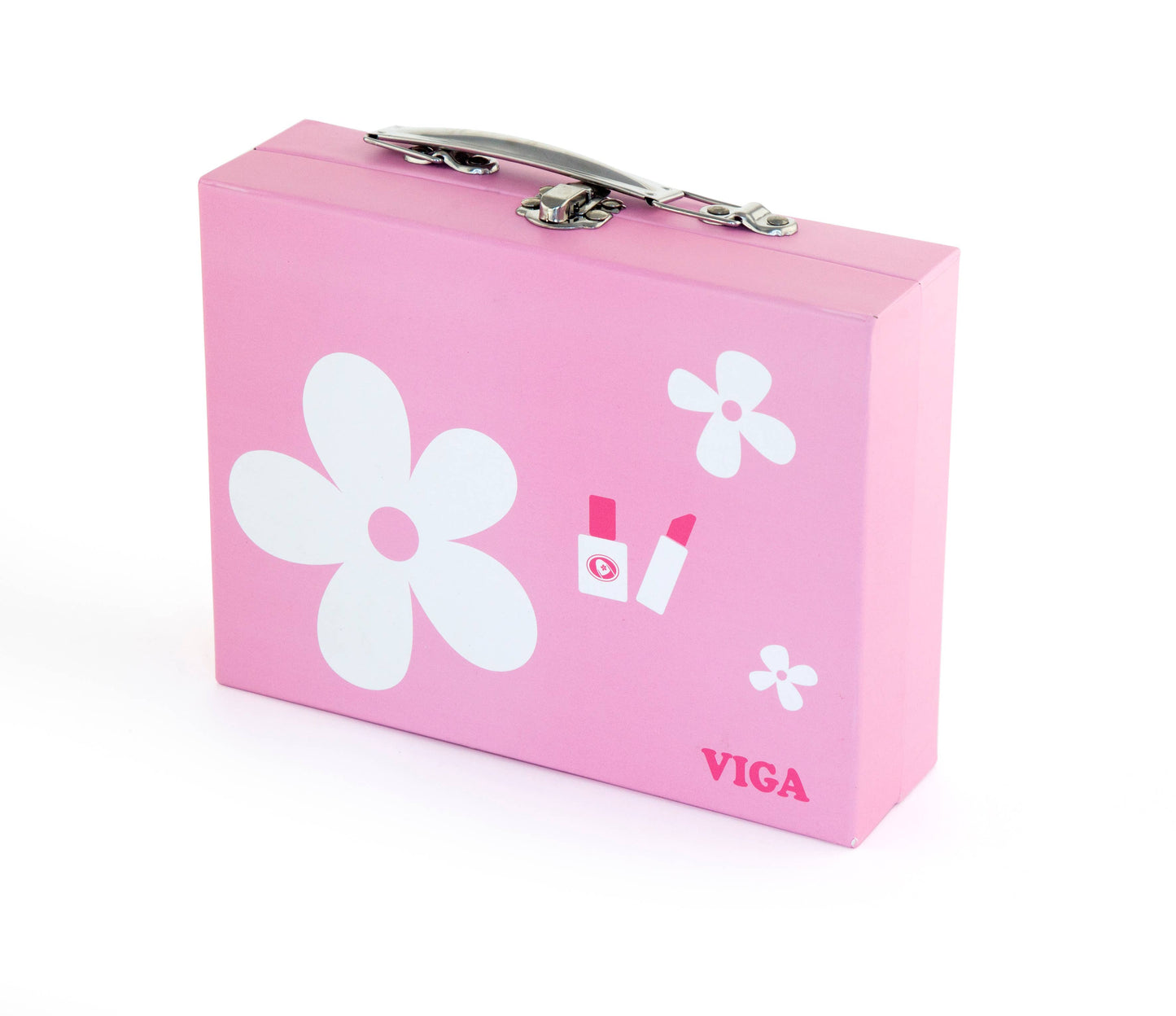 Wooden Beauty Case & MakeUp