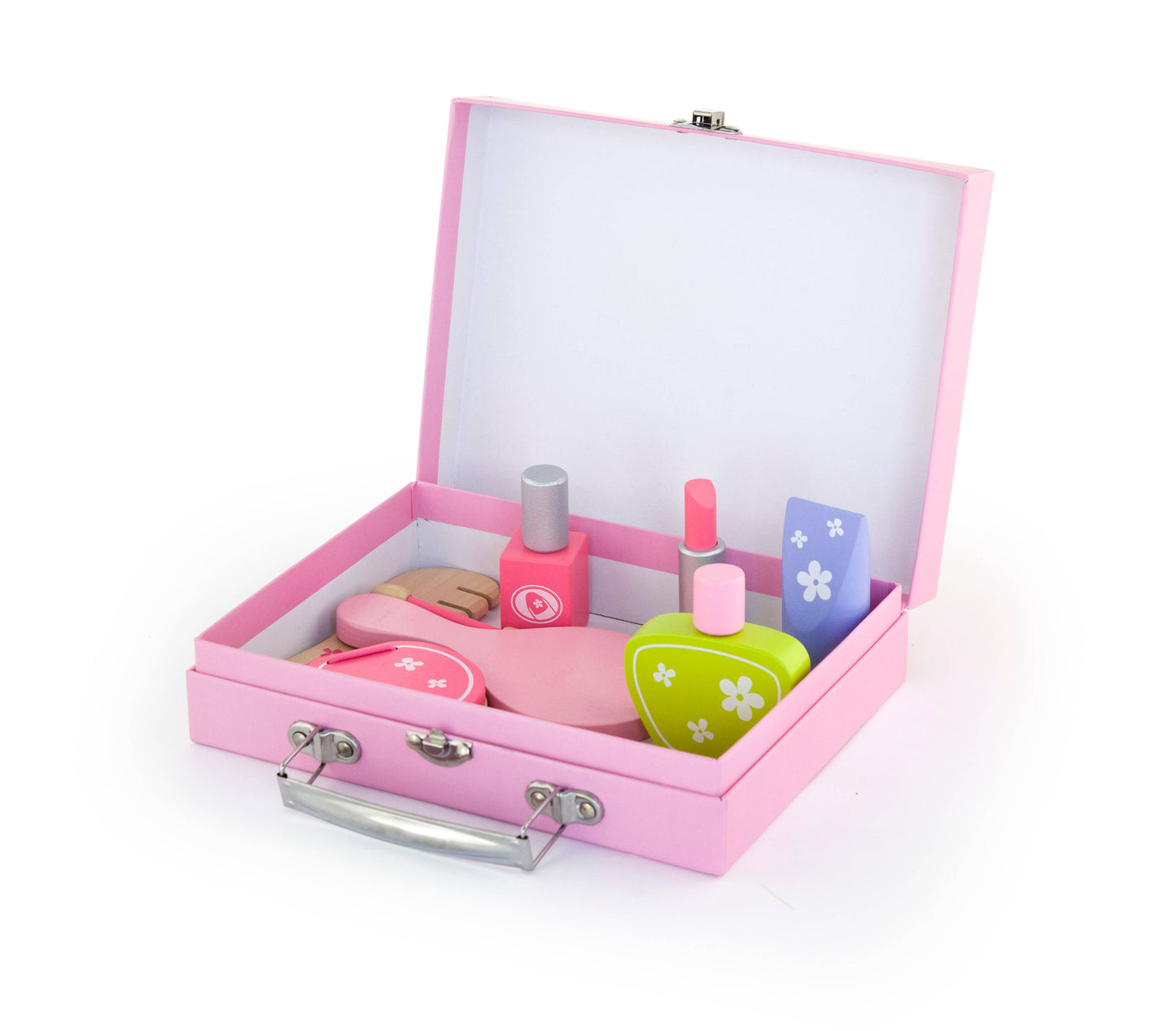 Wooden Beauty Case & MakeUp