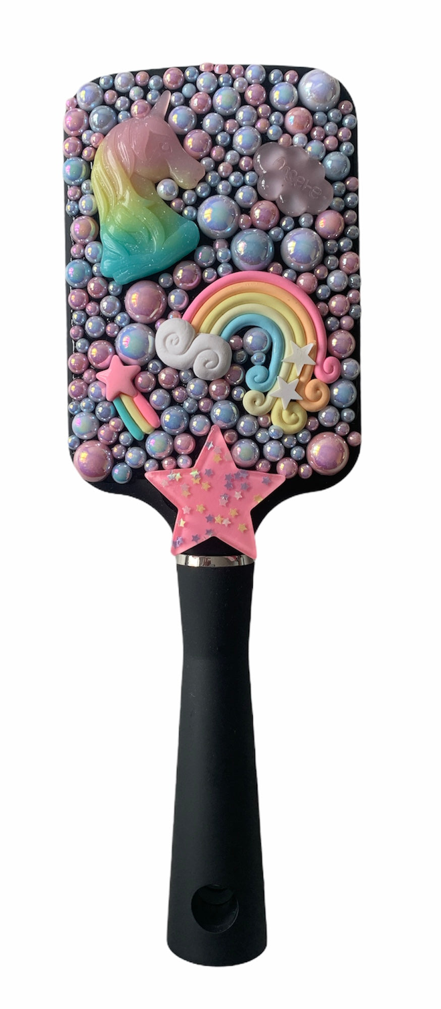 Unicorn hairbrush