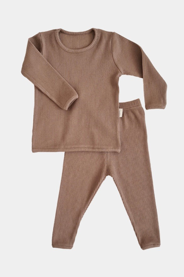 Name & EST Ribbed lounge set