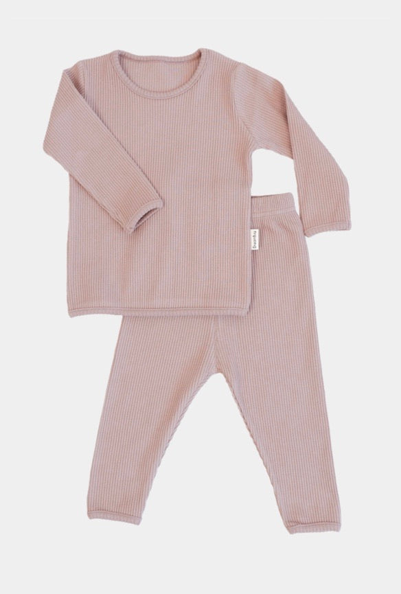 Name & EST Ribbed lounge set