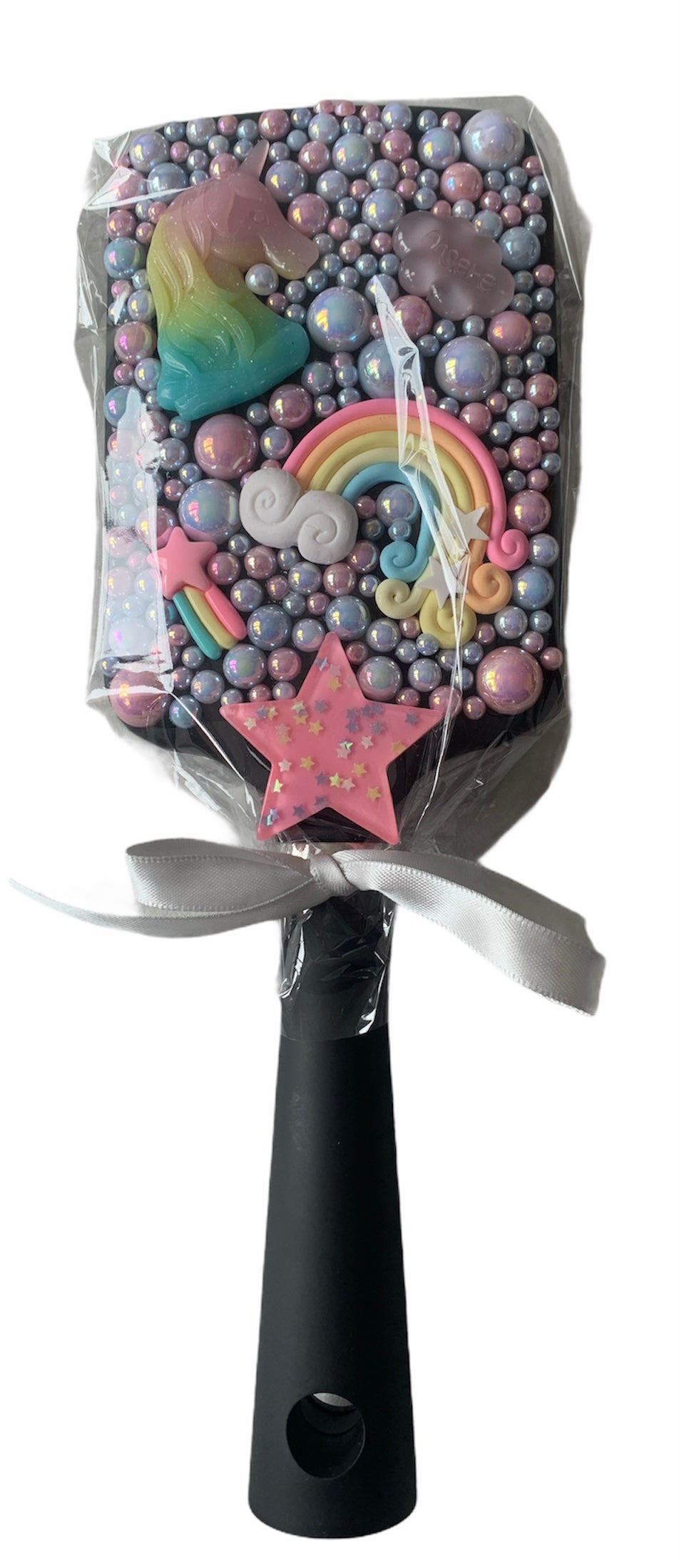Unicorn hairbrush