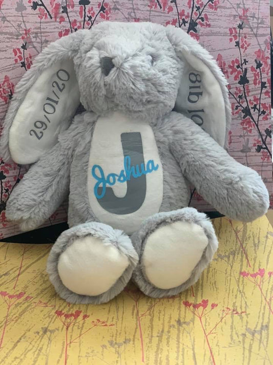 Personalised mini Rabbit teddy
