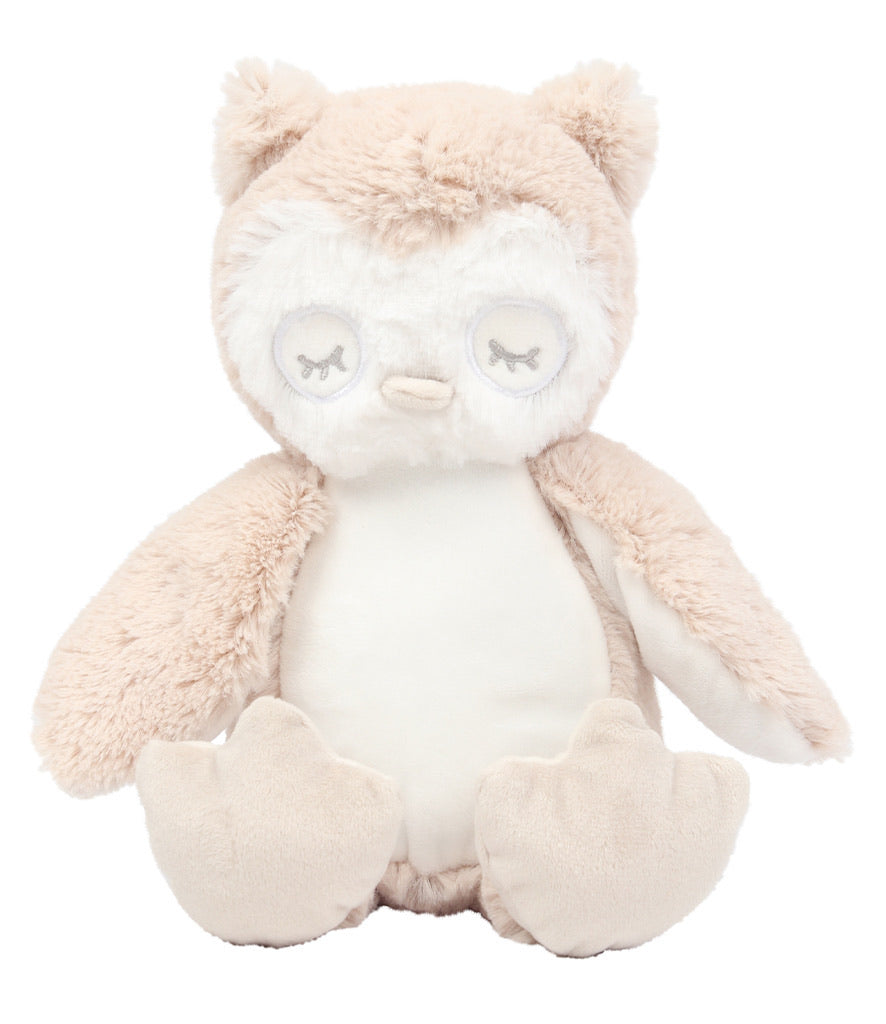 Personalised mini owl teddy