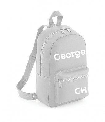 Personalised backpack