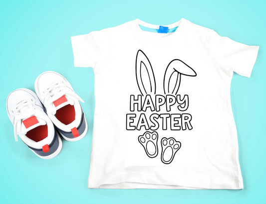 Easter colour your own t-shirt