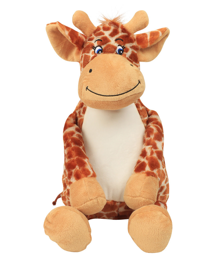 Personalised Giraffe teddy