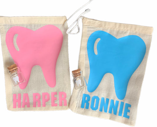 Personalised tooth fairy bag
