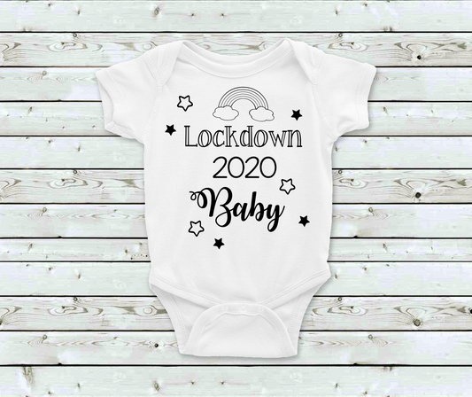 Lockdown baby bodysuit